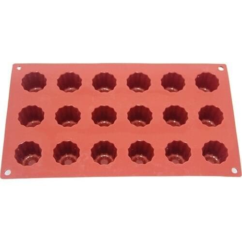 Aryıldız Flower Pattern Muffin Mold 18'li