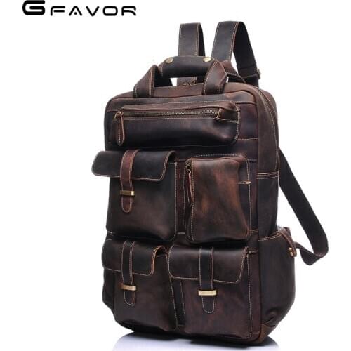 G-FAVOR Men's Laptop Backpacks