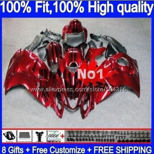 Injection For SUZUKI Hayabusa GSXR 1300 GSXR-1300 29MC.17 Stock red GSXR1300 2008 2009 2010 2011 2012 08 09 10 11 12 Fairing