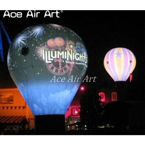Can add your text & giant night party standing inflatable balloon for event and advertising