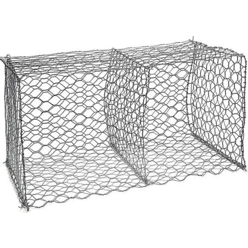 Small hexagonal kink gabion stone retaining fence panels cage wall mesh zinc basket for garden