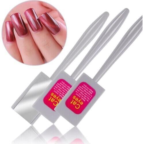200pcs New Strip Magical Magnet Stick For Cat Eye Gel Polish Nail Art Manicure Tool 3D Effect New DHLFree