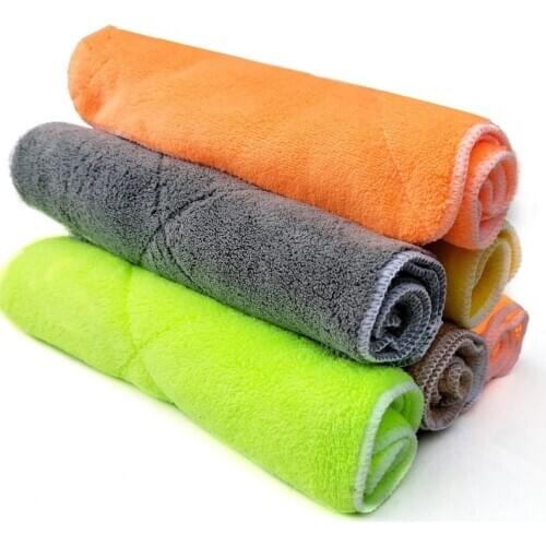5Pcs/Lot Car Care Polishing Wash Towels Thickening Super Absorbent Microfiber Car Cleaning Cloth Towel Car Washing Tools