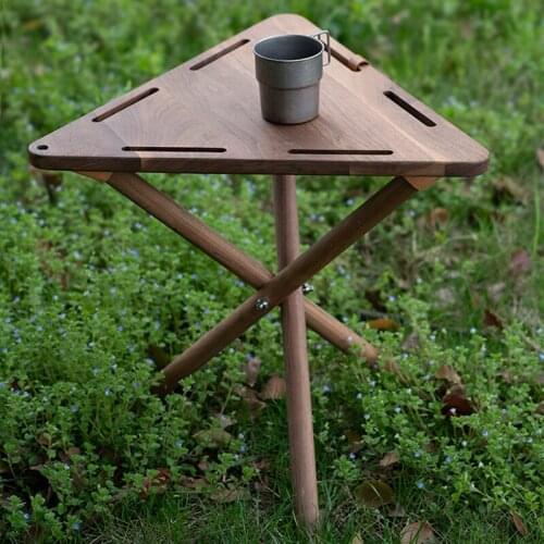 Camping Table Camping Equipment Folding Tourist Table Outdoor Furniture Portable Barbecue Beach Simple Table Solid Wood Desk