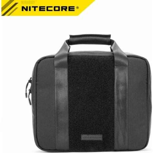 Nitecore Brand Shoulder Bag NTC10 Gear Storage Daily Package 1050D Nylon Travel Kits Outdoor Black Men Bag Famous Cool Tools Bag