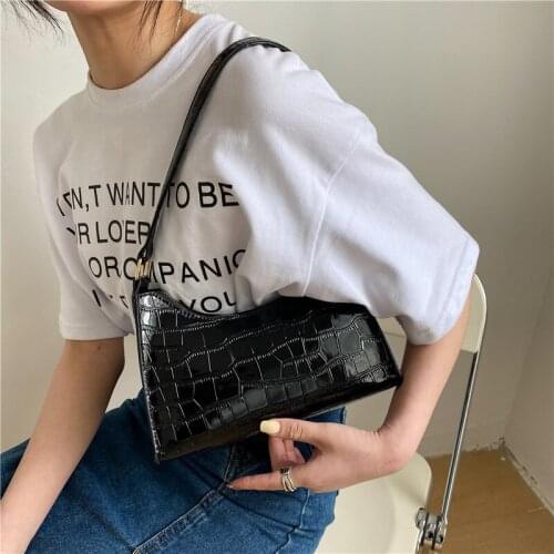 Totes Shoulder Bags Female Leather Solid Color Chain Handbag for Women Fashion Exquisite Shopping Bag Retro Casual