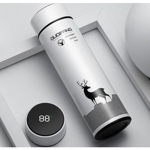 Thermo Bottle Thermal Cup Vacuum Flasks Stainless Steel Thermos For Tea Coffee LED Smart Temperature Display Drinking Water Cup