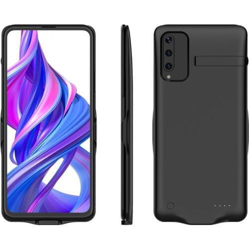 Slim Battery Charger Case For Huawei Y9S Backup Power Bank Case For Huawei Y9s 2019 shockproof USB Protective Stand Back Cover