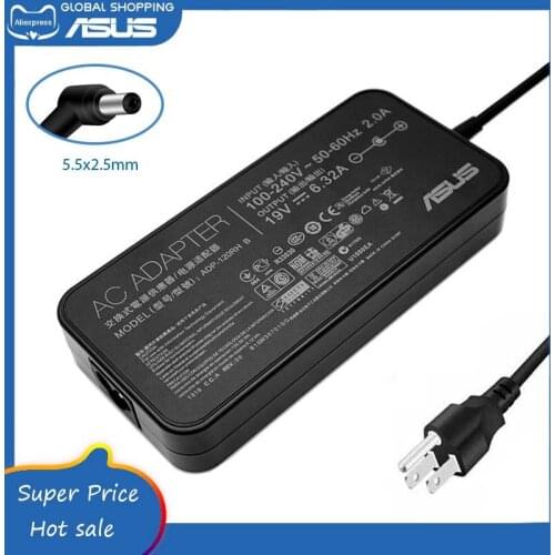 PA-1121-28 ADP-120RH B AC Power Charger 19V 6.32A 120W 5.5*2.5mm Laptop Adapter For Asus N750 N500 G50 N53S N55 Notebook
