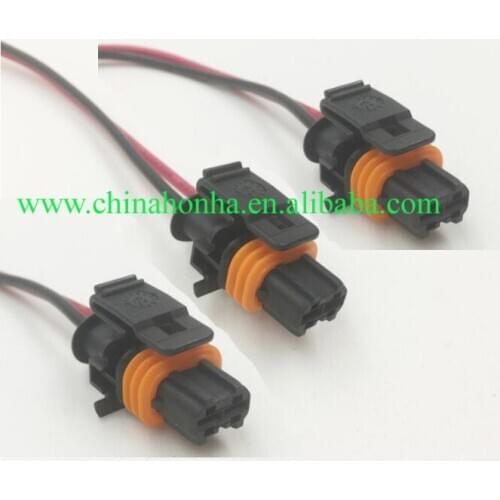 Female 2 Pin/ways Wire harness sealed waterproof Auto Connector 1 928 403 137 1 928 404 072 with wire or without wire