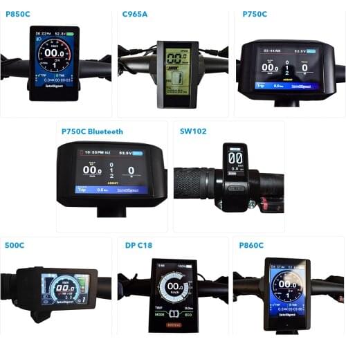 Bafang LCD DPC18 P850C 750C 500C SW102 C965A C961 P860C 750C Blu for BAFANG Bicycle / Ebike BBS02B BBS01B BBSHD Mid Drive Motor