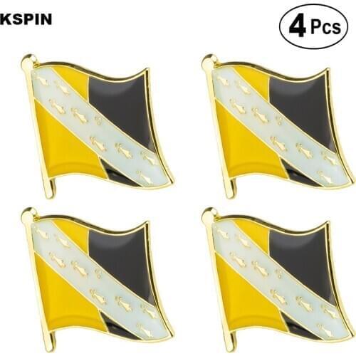 NORFOLK Lapel Pin Flag badge Brooch Pins Badges 4pcs