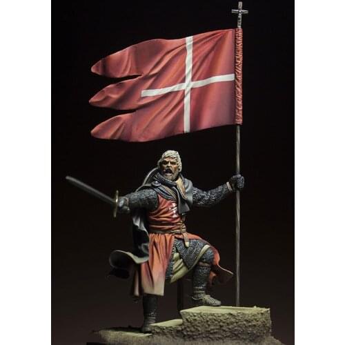 1/24 Scale Unpainted Resin Figure Knight Hospitaller