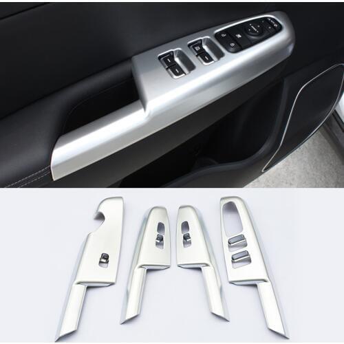 For KIA Sportage 4 QL KX5 Car Styling Accessories ABS Window Control Panel Glass Lift Switch Cover Protector Trim