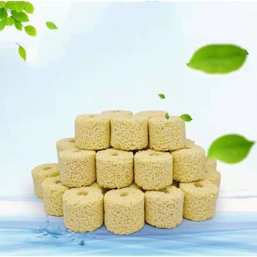 10pcs New Fish Tank Filter Media Aquarium Natural Minerals Ring for Aquarium Filtration Biological Ring Baterial House Fish Tank