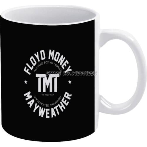 White Mug Coffee Mug Afternoon Tea Christmas Cups Ceramic Mug 330ml for Coffee Floyd Money Mayweather Money Money Mayweather Ge