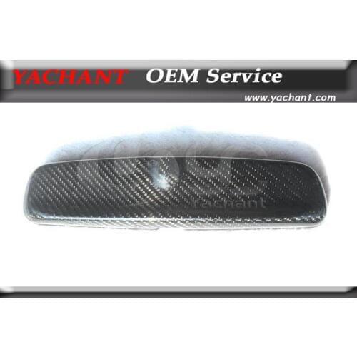 Full Carbon Fiber NI Style Room Rear View Roof Mirror Cover Fit For 1989-1998 Skyline R32 GTS GTR R33 GTS