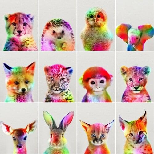 EverShine Diamond Painting Full Square Drill Elephant Cross Stitch Diamond Embroidery Animal Mosaic Kits Handicraft Wall Decor