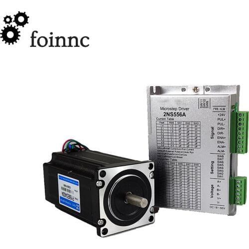 Nema 23/57 stepper motor 3nm FY56ED420A cnc kit 2NS556A stepper motor driver high torque 23 stepper motor kit