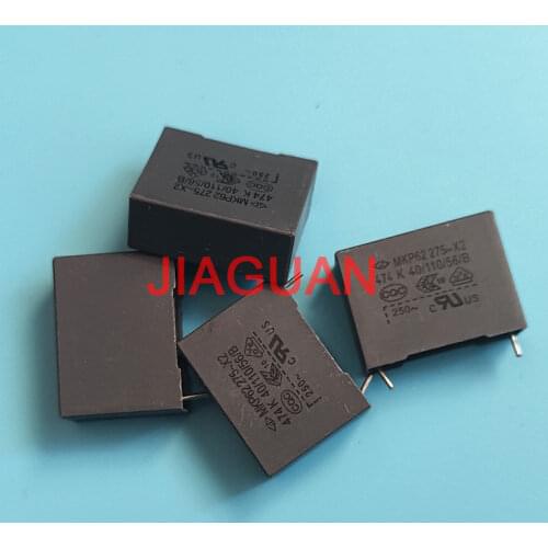 20pcs Xiamen Faratronic MKP62 0.47UF 275VAC 470NF P22.5MM FARA MKP 474 275V gray film capacitor 0.47uf/275vac 474/275VAC