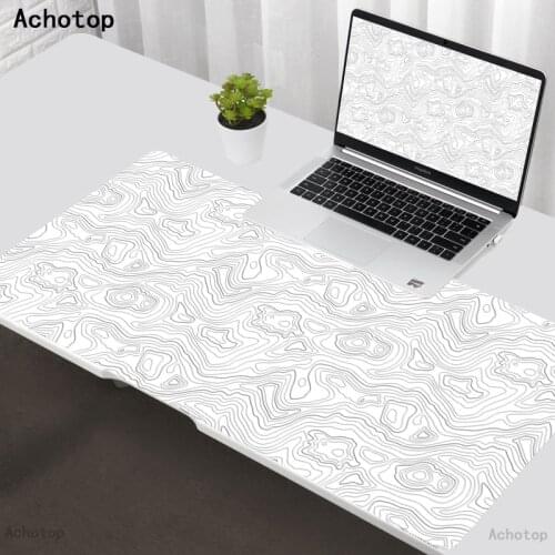 Mouse Mat Computer Mousepads Gamer Black White Gaming Accessories Keyboard Desk Pad Speed Carpet DIY Mousepad Xxl Pc Mouse Pad