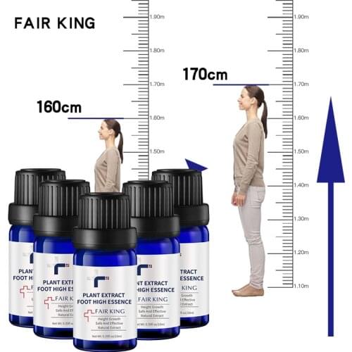 5PCS Height Increase Oil Foot Promote Bone Growth Massage Oil Natural Herbal Essential Conditioning Body Grow Taller Care Cream
