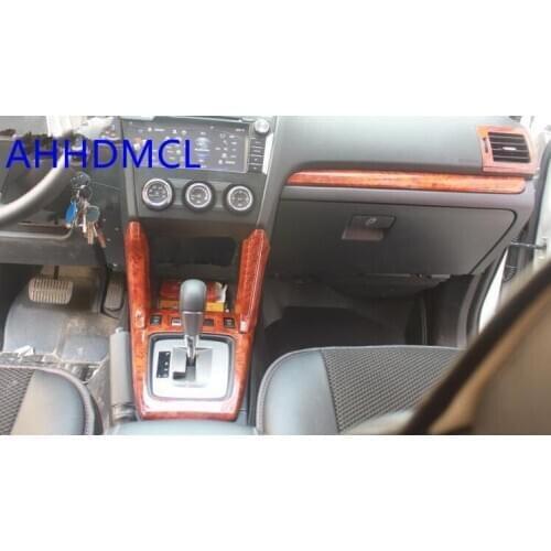 Car Interior Mouldings Modification Interior Sequins Decorative Trim Frame Mahogany For Subaru Forester 2013 2014