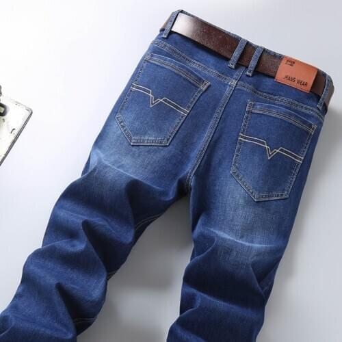 Brand 2020 New Mens Slim Elastic Jeans Fashion Business Classic Style Skinny Jeans Denim Pants Trousers Male 3 Model