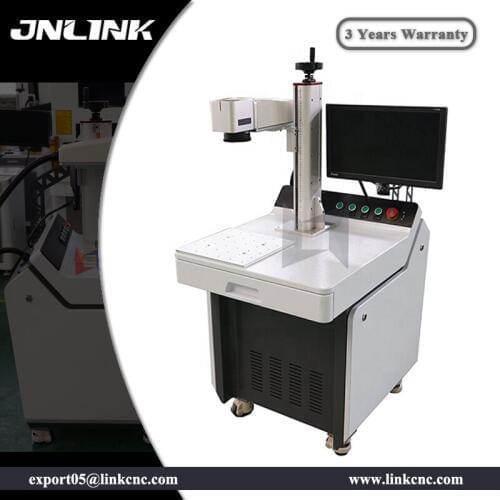 CE standard desk model fiber laser marking machine metal engraving machine for logo Qr code nameplate bearing