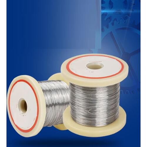 1 Roll 100M Cr20Ni80 Heating Wire 0.1/0.2/0.3/0.4/0.5mm Diam Nichrome Wire Cutting Foam Resistance Wires Home Industry Supplies