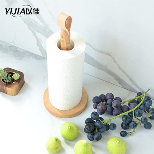 Nordic Kitchen Paper Holder Towel Rack Vertical Shelf Creative Table Roll Paper Holder