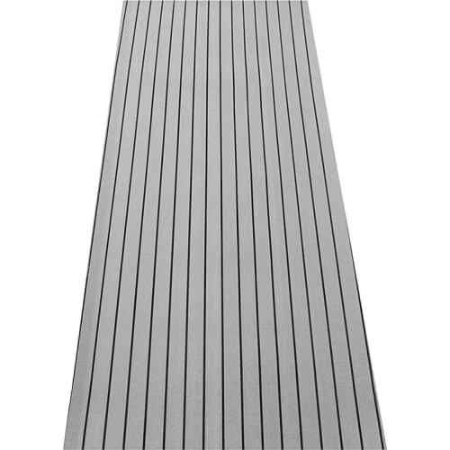 New 240cmx90cmx6mm EVA Foam Faux Teak Sheet Boat Yacht Synthetic Teak Decking With Glue For Boat