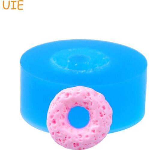 TYL103U 14.7mm Doughnut / Donut Silicone Mold - for Sugarcraft, Cupcake Topper, Fondant, Chocolate, Gum Paste, Resin, Oven Safe
