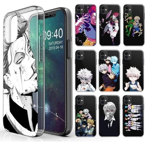 New Clear Shockproof Phone Cases for IPhone 12 11 Pro Max X XS XR 7 8 7Plus 8Plus SE2 Hunter X Hunter Killua Zoldyck Anime Cover