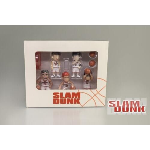 Q Lovely 5pcs Animiation SHOHOKU Slam Dunk Akagi haruko Takenor Mitsui Hisashi Sport Action Figure Model Collection Toy PVC