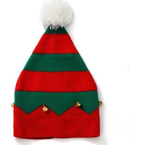 Christmas Hats with Soft Knitted Hat Santa Snowman Reindeer Christmas Hat Adult Kids Xmas Party Cap Christmas Decor