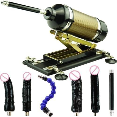 FREDORCH Sex Machine for Women Automatic Vibrator Masturbation Pumping Love Machine with Black Dildo Attachments Toys for Adults