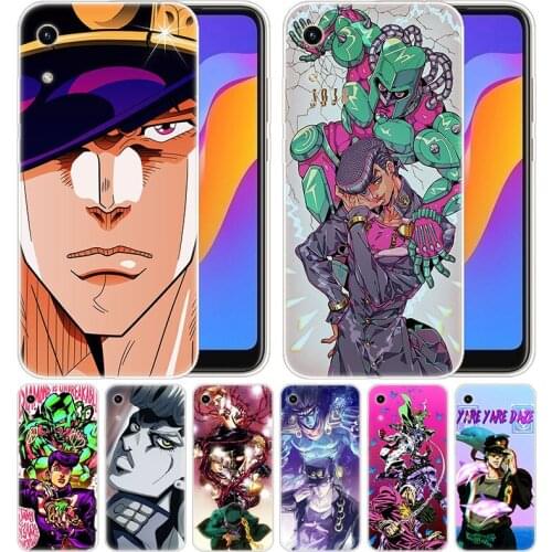 Luxury Silicone Case JoJos Bizarre Adventure Cartoon for Huawei Honor 9X 8A 7A 20 Pro 7X 8X 7S 8S 8 9 10 Lite View 20 20i Play