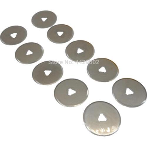 1/5/10pcs 28mm Rotary Cutter Spare Blades Rotary Cutter Spare Replacement Blade Sewing Quilting Fabric Leather Craft Vinyl Paper