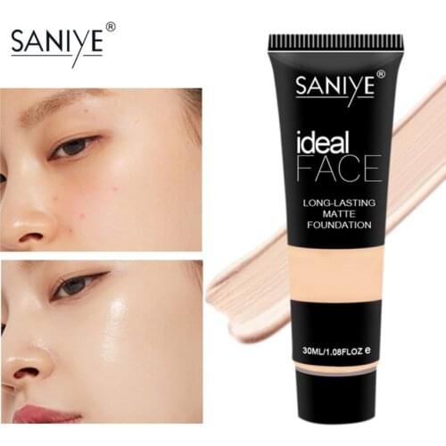 30ml Face Foundation BB Cream Base Makeup Professional Matte Finish Make Up Liquid Concealer Waterproof Cosmetic TSLM1
