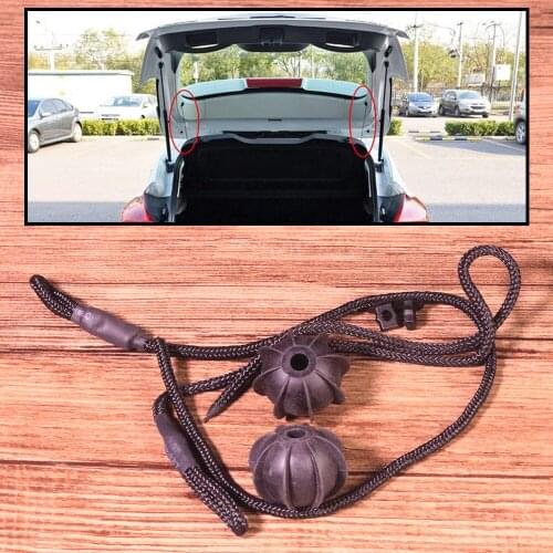 2x 1K6863447A MPN Fit For VW Golf MK5 MK6 Rabbit R R32 R20 GTI Hatch Parcel Shelf String Cord Tonneau Cover Strap Tailgate Trunk