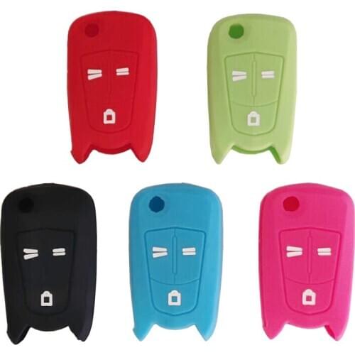 3 Button Preotecting Bag Silicon Key Cover For Opel Vectra Vauxhall Corsa D Vectra Zafira Flip Key