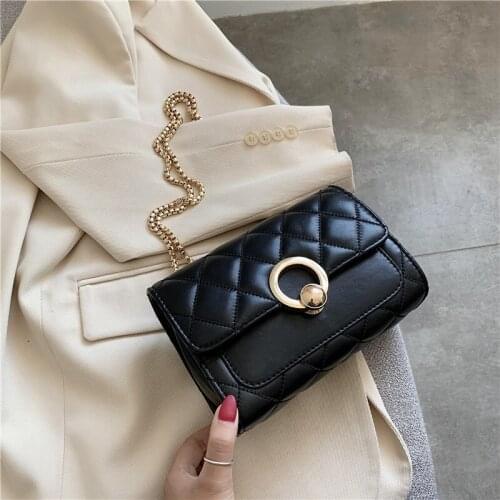 Anreisha Crossbody Bags For Women Female bag 2021 new Fashion female bag Chain small square bag Single Shoulder Messenger bag