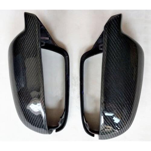 For Audi B8.5 A3 A4L A5 S5 RS3 RS4 RS5 Carbon Fiber Rearview Mirror Covers Caps Rear View Mirror Housing Protection Accessories
