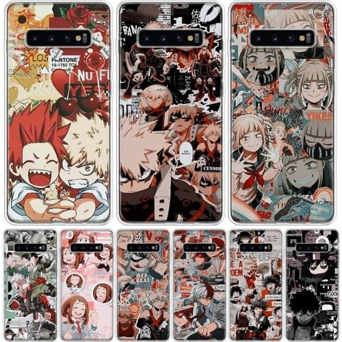 My Hero Academia Manga Phone Case For Samsung Galaxy A50 A70 A30S A51 A71 A10 A20E A40 A01 A21 A41 A20S A6 A7 A8 A9 Plus Coque