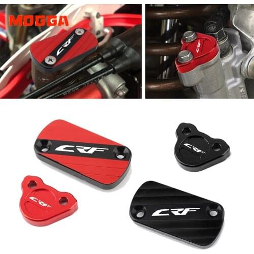 For HONDA CRF150R CRF250R CRF250X CRF450R CRF450X CRF 250 450 RX 450L High quality CNC Front Rear Brake Fluid Reservoir Cover
