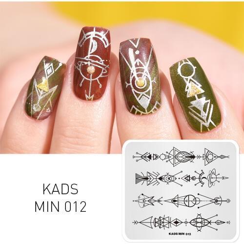 KADS MIN star sign design newly nail varnish stamp nail image stamp plate gel nail polish for stamp manicure nail
