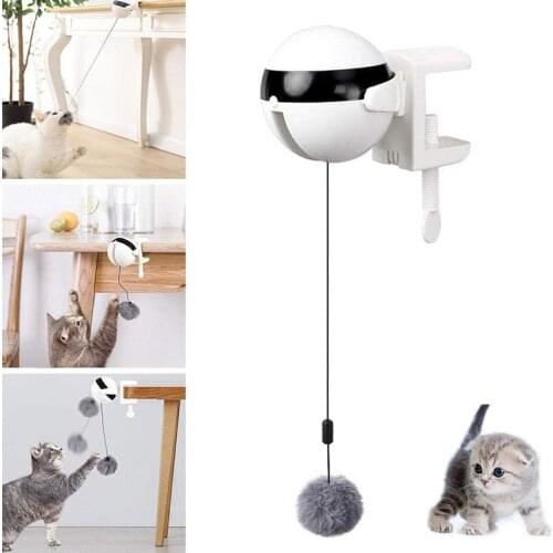 Cat Lifting Ball Toy Electric Automatic Interactive Puzzle Smart Pet Cat Ball Teaser Toys Pet Electric Supply Lifting Cats Balls
