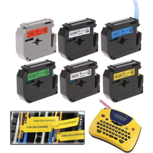Label Tape Printer Ribbon 9mm Width Series For Brother P-touch Label Maker