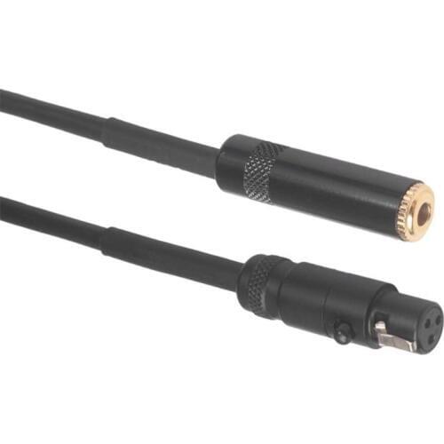 0.3m Mini XLR 3pin Female to 3.5mm Female Bidirectional Conversion Jack Audio Cable Earphone Adapter Wire